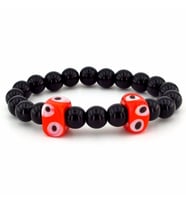 NAZAR BONCUKLU ONİKS DOĞAL TAŞ KADIN BİLEKLİK J0104