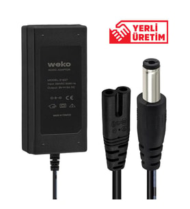 Weko 9 Volt - 5 Amper Masaüstü Adaptör 5.5*2.5 Mm Uçlu Yerli̇ Üreti̇m
