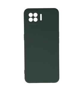 Oppo A73 Kılıf Nano İçi Kadife Silikon - Koyu Yeşil