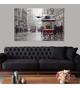 Miyrem Exclusive Serie"  Beyoğlu Simitçi Kanvas Tablo