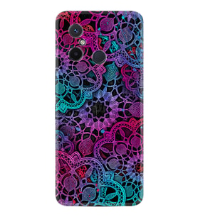 Xiaomi Redmi 12C Kılıf Silikon Desen Özel Seri Colurful Mandala 1667