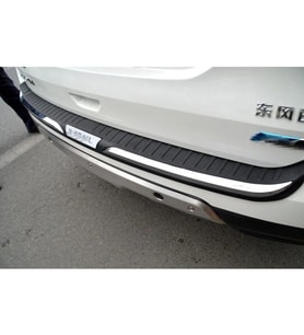 Hyundai Tucson Uyumlu 2015-2017 Arka Tampon Eşiği Koruyucu ABS