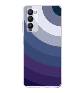 PrintiFy Tecno Camon 18P Uyumlu Kamera Korumalı Renk Cümbüşü E Tasarımlı Şeffaf Silikon Kılıf