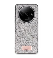 Xiaomi Redmi A3 4g Bright Simli Kapak - Gümüş