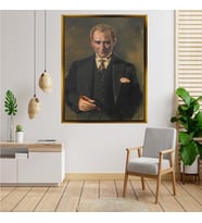 ÇERÇEVELİ ATATÜRK TABLO S218
