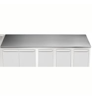 Electrolux Professional Üst Tabla, Sırtsız, 1900 Mm, 1,5 Mm Kalınlıkta Üst Tabla 18 Mm Kalınlığında Ses Sönümlendirici Malzeme Ve Ayrıca 2 Paslanmaz Kayıtla Güçlendirilmiştir - Modular Line TPLA19