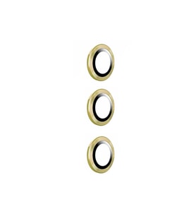 Samsung Galaxy S24 Plus Uyumlu Zore Kamera Lens Koruyucu Cam Filmi (Gold)