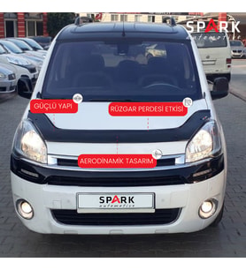 Citroen Berlingo 2009-2018 Yılı Arası Uyumlu Kaput Rüzgarlığı 4mm