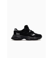 Lufian Mery Kadın Deri Sneaker Spor Ayakkabı 26y 112230036 M Siyah
