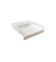 Asetat Kapaklı Karton Kutu Havlu Kutusu 20X20X5  CM (10 Adet)  Beyaz
