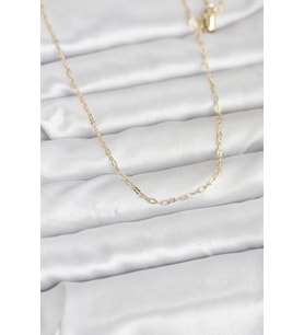 CM 14K Gold Renk 60 cm Zincirli Kadın Kolye - TJ-BKO10944