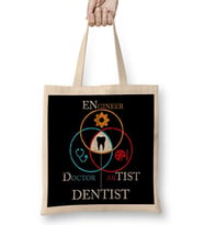 Doctor Engineer Artist Dentist 014 Bez Çanta Uzun Saplı