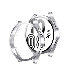 Samsung Galaxy Watch 4 Classic 46mm Uyumlu Zore Watch Gard 02 Koruyucu Silikon (Gümüş)
