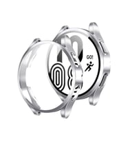 Samsung Galaxy Watch 4 Classic 46mm Uyumlu Zore Watch Gard 02 Koruyucu Silikon (Gümüş)