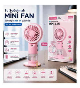 Kalemhane Su Hazneli 3 kademeli  El Fanı pembe