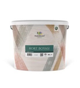 Pamukkale Silikonlu Tenis Kort Zemin Boyası 15 Lt Beyaz
