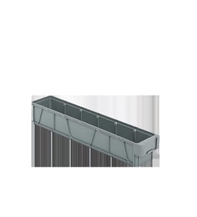 Hipaş Plastik - Raf Kutusu (115x600x100 mm) - SV-609 (Gri)