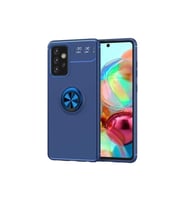 Samsung Galaxy A52 Uyumlu Kılıf Zore Ravel Silikon Kapak (Mavi)