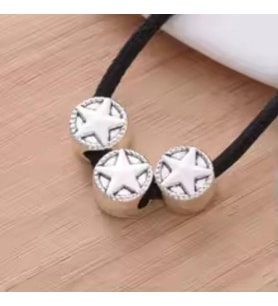 Yıldız, Takantakana Worldshop, Pandora, Bileklik Uyumlu, Gümüş, Charm  (1Adet)