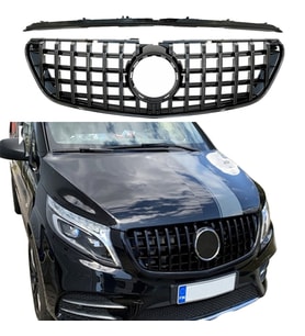 Mercedes W447 Vito GTR Ön Panjur Izgara Siyah 2015-2020