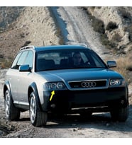 Audi A6 Allroad Quattro 2000-2005 Sağ Ön Far Altı Krom Çıta 4B0807174