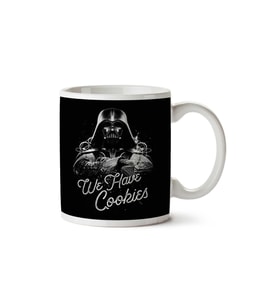 The Dark Side Has Cookies Darth Vader Star Wars İki Tarafı Baskılı Kupa Bardak