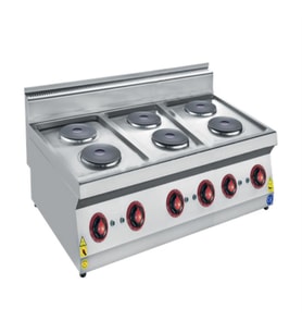 CSA Karacasan 120 cm 700 Seri Set Üstü Altı Gözlü Elektrikli Ocak