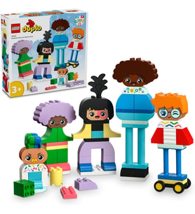 DUPLO Kasabası İnşa Edilebilen Duygulu İnsanlar 10423-3 Yaş ve Üzeri Çocuklar için Eğitici Oyuncak Yapım Seti, Doğum Günü Hediyesi Fikri (71 Parça)