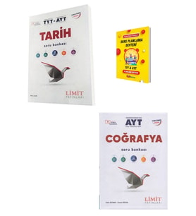 Limit AYT Tarih ve Coğrafya Soru Bankası + Planlama Defteri