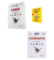 Limit AYT Tarih ve Coğrafya Soru Bankası + Planlama Defteri