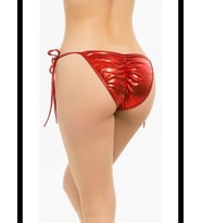Fantezia Night Fantazi Aşk Kırmızısı Yandan Bağlamalı String - Külot TG270032