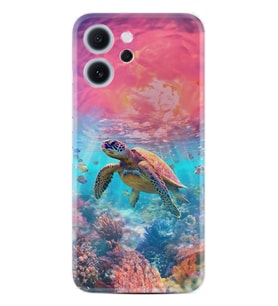 Oppo Reno 14F Kılıf Boutique Baskılı Resimli Kaplumbağa Pcode -065