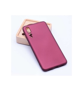 Huawei P20 Pro Uyumlu Kılıf Zore Premier Silikon Kapak (Mürdüm)