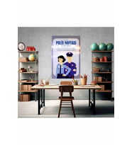 10 Nisan Polis Haftası Temalı Fotoğraf Panosu Branda 100x150