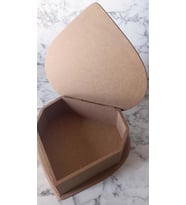 Hobi Adn 90200 Kalp Kutu Ahşap MDF HAM Model El Yapım