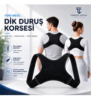 Dik Duruş Korsesi Postür Düzeltici Ortopedik Omuz Sırt Destekleyici Unisex Korse