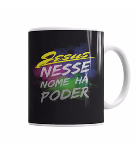 JESUS NESSE NOME HA PODER Kupa Bardak Porselen