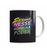 JESUS NESSE NOME HA PODER Kupa Bardak Porselen