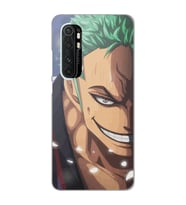 Xiaomi Mi Note 10 LITE Uyumlu One Piece Zoro Tasarımlı Şeffaf Telefon Kılıfı