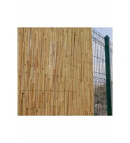 Doğal Kamış Hasır Çit 1,5m X 4,5m Doğal Bambu -bahçe Çiti - Gölgelik Hasır -tavan Dekorasyon (Sarı)