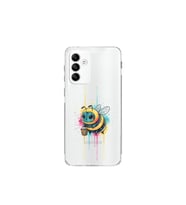 Samsung Galaxy A04s ile uyumlu Splash arı tasarımlı şeffaf silikon kılıf