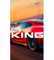Kıng 20x9,5 Jdm Yazı Araba-motosiklet Cam Etiket Sticker Beyaz Renk