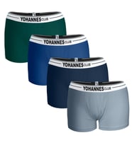 Yohannes Club, Erkek Çocuk, Pamuklu Boxer, 3'lü ve 4'lü paket seçenekli, çok renkli (Model 4)