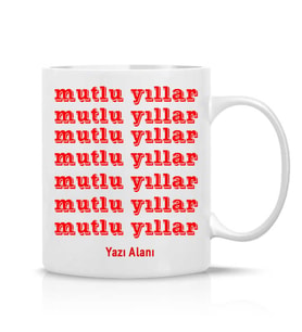 Yılbaşı Hediyesi Yeni yıl Hediyesi Çay Kahve Kupa Bardak-Happy christmas-Mutlu yıllar-2024-028