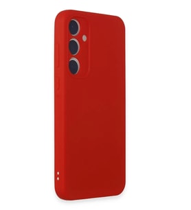 Galaxy A35 5G Kılıf First Silikon - Kırmızı