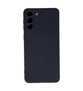 Samsung Galaxy S21 Plus Kılıf Nano İçi Kadife Silikon - Lacivert