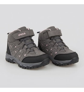 Vicco Denali Termo Kaymaz Taban Cırtlı İçi Polar Cırtlı Çocuk Bot GRİ
