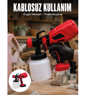 21V Güçlü Motor ile Profesyonel Boyama Performansı