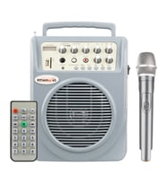 Osawa OSW-8107E Usb Sd Kart Portatif Amfi Taşınabilir Şarjlı Hoparlör El Mikrofonlu Seyyar Sunum Toplantı Hoparlörü