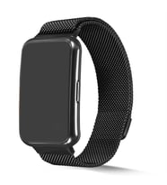 Huawei Watch Fit Uyumlu Kordon Hasır Metal Mıknatıslı Örgü Zore KRD-01 Kayış